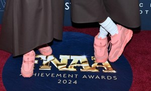 NEW YORK, NEW YORK - DECEMBER 04: (L-R) Fat Nwigwe and Tobe Nwigwe attend Footwear News Achievement Awards (FNAAs) 2024 at Cipriani South Street on December 04, 2024 in New York City.  (Photo by Roy Rochlin/Footwear News via Getty Images)