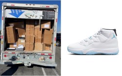 Stolen Air Jordan sneakers, Air Jordan 11 Retro 'Legend Blue'