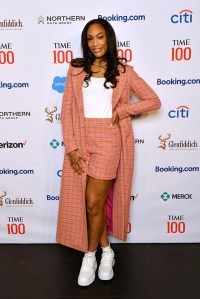 NEW YORK, NEW YORK - APRIL 24: A'ja Wilson attends the 2024 TIME100 Summit at Jazz at Lincoln Center on April 24, 2024 in New York City.  (Photo by Craig Barritt/Getty Images for TIME¬†)