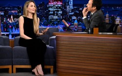 Angelina Jolie on "The Tonight Show Starring Jimmy Fallon" on Dec. 5, 2024.