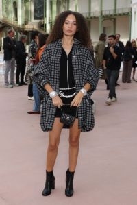 PARIS, FRANCE - OCTOBER 01: (EDITORIAL USE ONLY - For Non-Editorial use please seek approval from Fashion House) Nico Parker attends the Chanel Paris Womenswear Spring-Summer 2025 show as part of Paris Fashion Week on October 01, 2024 in Paris, France. (Photo by Pascal Le Segretain/Getty Images)