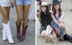 INDIO, CALIFORNIA - APRIL 27: (FOR EDITORIAL USE ONLY) Festivalgoers attend the 2024 Stagecoach Festival at Empire Polo Club on April 27, 2024 in Indio, California. (Photo by Frazer Harrison/Getty Images for Stagecoach)