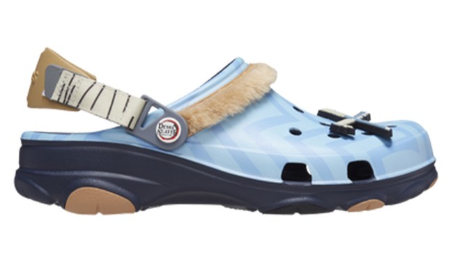 Crocs, Demon Slayer, anime, foot locker, collaborations, mens shoes, womens clogs, boys clogs, blue clogs, printed shoes, pink clogs, green clogs, clogs, foam clogs, perforated clogs, printed clogs, yellow clogs, shoe collaborations