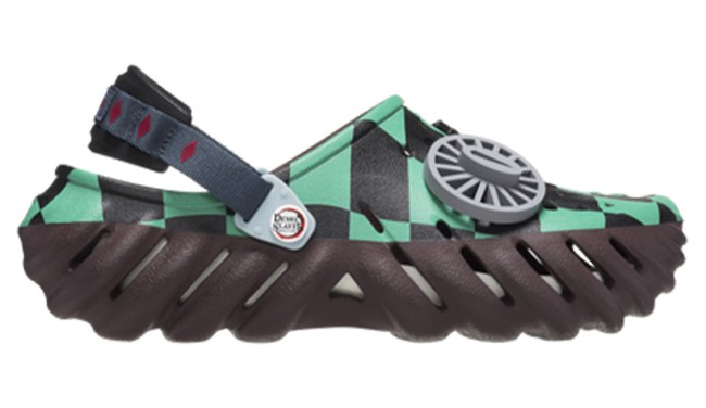 Crocs, Demon Slayer, anime, foot locker, collaborations, mens shoes, womens clogs, boys clogs, blue clogs, printed shoes, pink clogs, green clogs, clogs, foam clogs, perforated clogs, printed clogs, yellow clogs, shoe collaborations