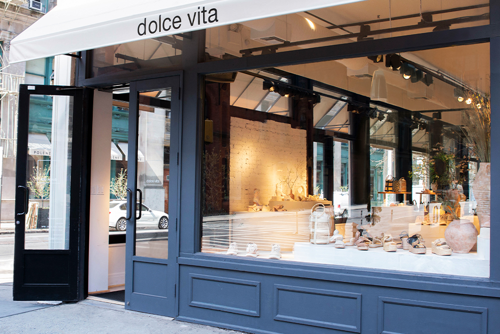 Dolce Vita, boutique, store, store opening, retail, retail news, shoes, shoe stores, footwear stores, handbag stores, new York city, New York, soho 