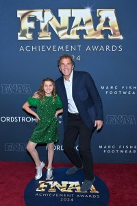 NEW YORK, NEW YORK - DECEMBER 04: Tepper Itzler and Jesse Itzler attend Footwear News Achievement Awards (FNAAs) 2024 at Cipriani South Street on December 04, 2024 in New York City.  (Photo by Roy Rochlin/Footwear News via Getty Images)