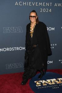 NEW YORK, NEW YORK - DECEMBER 04: Donna Karan attends the 38th Annual Footwear News Achievement Awards at Cipriani South Street on December 04, 2024 in New York City. (Photo by Dia Dipasupil/Getty Images)