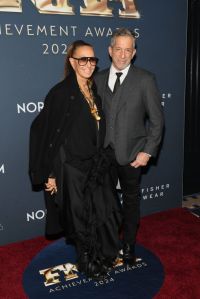 NEW YORK, NEW YORK - DECEMBER 04: (L-R) Donna Karan and Kenneth Cole attend the 38th Annual Footwear News Achievement Awards at Cipriani South Street on December 04, 2024 in New York City. (Photo by Dia Dipasupil/Getty Images)