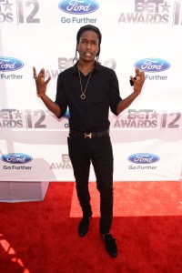 LOS ANGELES, CA - JULY 01:  Rapper A$AP Rocky arrives at the 2012 BET Awards at The Shrine Auditorium on July 1, 2012 in Los Angeles, California.  (Photo by Mark Davis/Getty Images for BET)