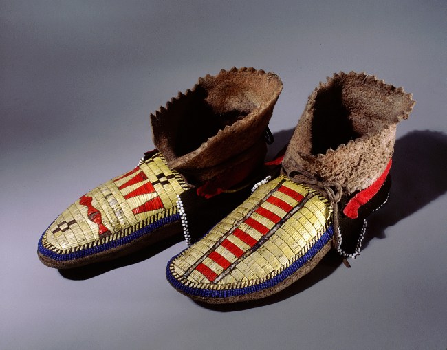 mocassins, historical, Native American.