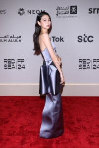 JEDDAH, SAUDI ARABIA - DECEMBER 05: Hoyeon attends the Opening Ceremony at the Red Sea International Film Festival 2024 on December 05, 2024 in Jeddah, Saudi Arabia. (Photo by Ernesto S. Ruscio/Getty Images for The Red Sea International Film Festival)