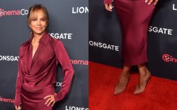 Close up Halle Berry attends CinemaCon.