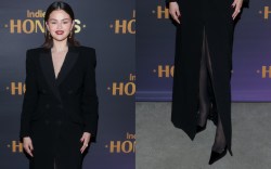 Selena Gomez wears YSL Pumps at IndieWire Honors 2024