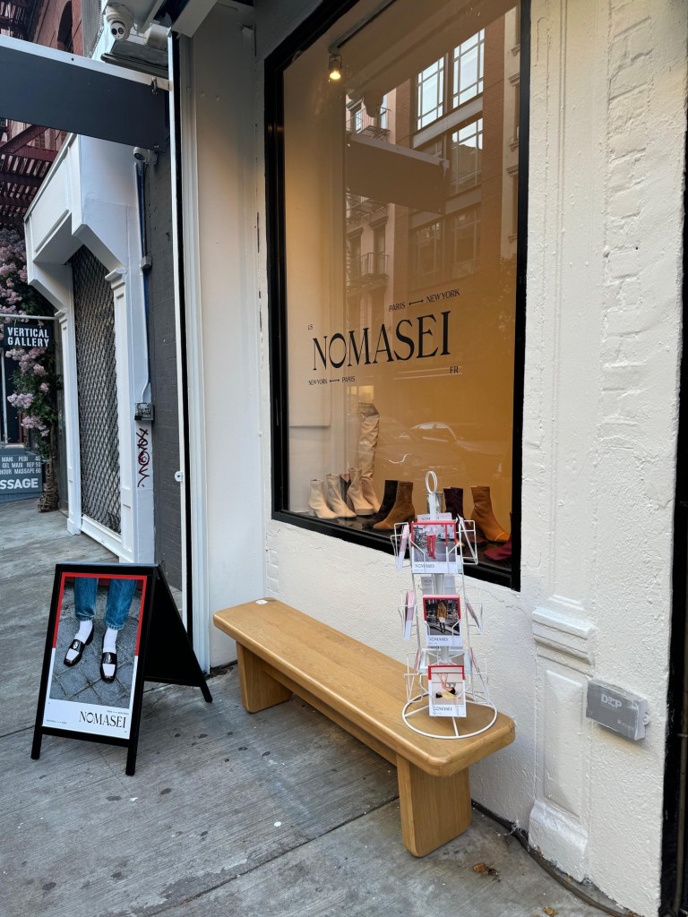 Nomasei's first pop-up in New York.