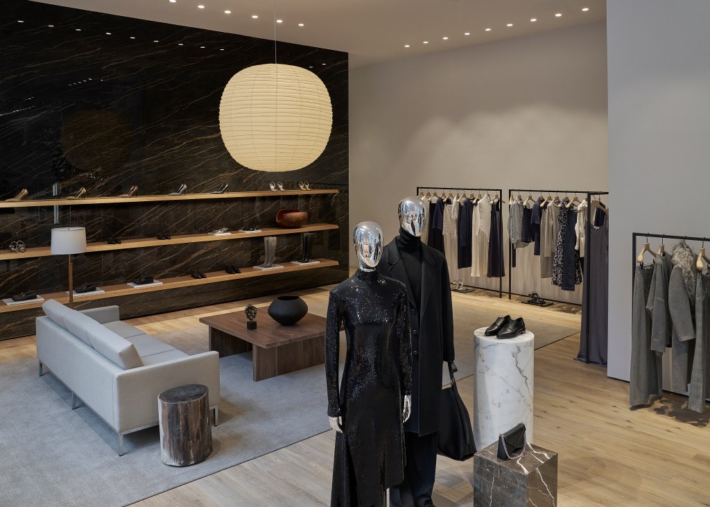 A view of the interior of the Michael Kors Collection store.