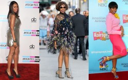 jennifer hudson, shoes, bold footwear, shoe moments, celebrity shoe style, red carpet