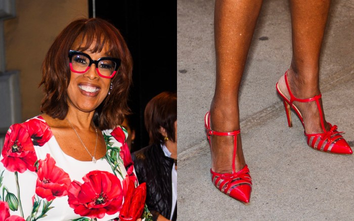 Kate Spade, Gayle King, shoes, Cabaret