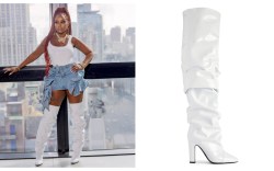 mary j blige, giuseppe zanotti, white boot