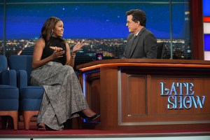 Michelle Obama Stephen Colbert