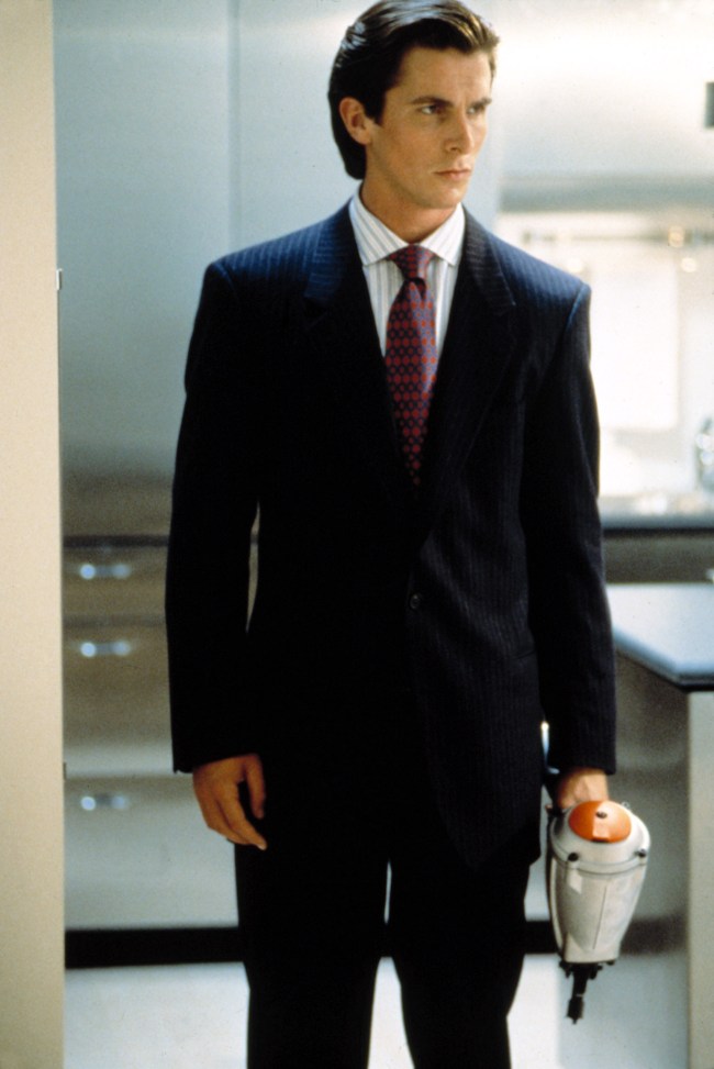 "American Psycho," yuppie, shoes in film, movie.