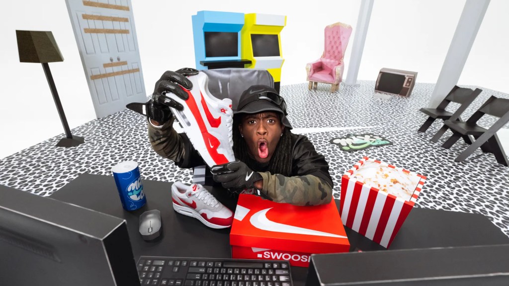 Kai Cenat Nike DotSwoosh Air Max 1 Low Poly Kai Cenat Nike DotSwoosh Air Max 1 Low Poly