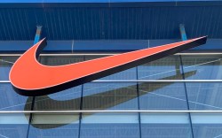 how much is nike logo worth, Photo by: STRF/STAR MAX/IPx 2021 4/1/21 China boycotts Nike and H&M for stand on Uyghur Labor Camp. STAR MAX File Photo: 10/15/20 Nike Swoosh seen in Atlantic City.