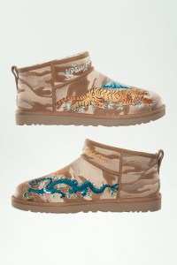 Ugg, Palace, collaboration, shearling jacket, embroidery, Tasman, Ultra Mini boot, Classic mini, Uggs, boots