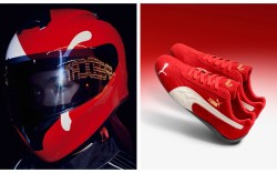 puma speedcat, red sneaker, dua lipa