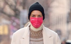 Katie Holmes, new york, turtleneck, Jan 4 2021