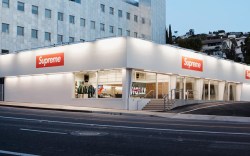 Supreme store on Sunset Boulevard