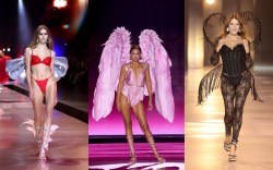 Victoria's Secret Fashion Show 2024, runway, René Caovilla, sandals, model